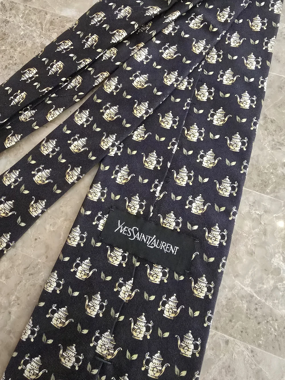 Yves Saint Laurent Ysl Teapot Tie